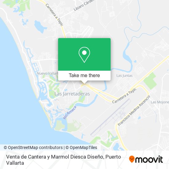 Venta de Cantera y Marmol Diesca Diseño map