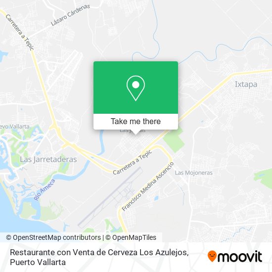 Restaurante con Venta de Cerveza Los Azulejos map