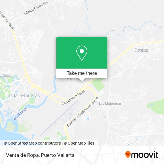 Mapa de Venta de Ropa