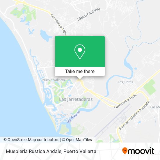 Muebleria Rustica Andale map