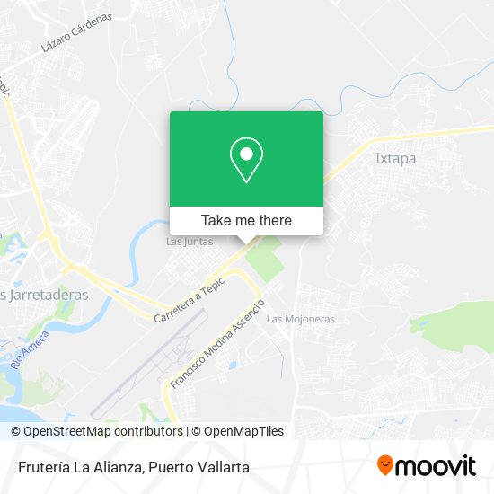 Mapa de Frutería La Alianza
