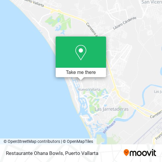 Restaurante Ohana Bowls map