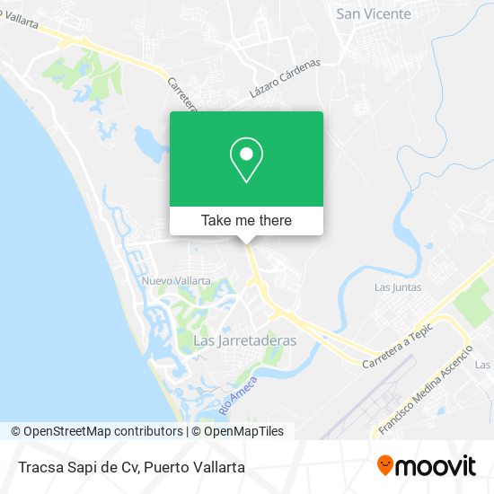 Tracsa Sapi de Cv map