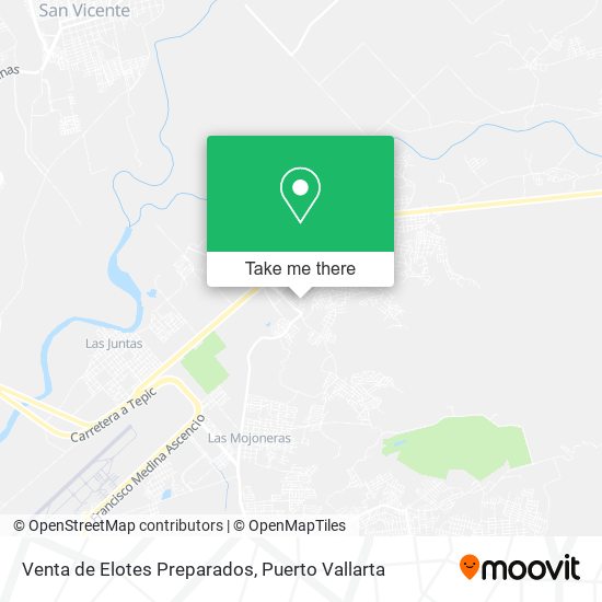 Venta de Elotes Preparados map
