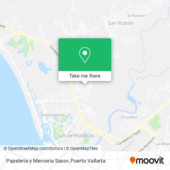 Papeleria y Merceria Sasor map