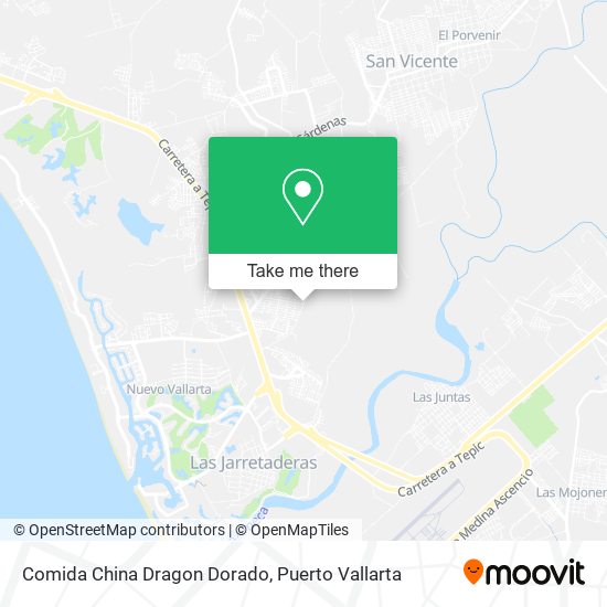 Comida China Dragon Dorado map
