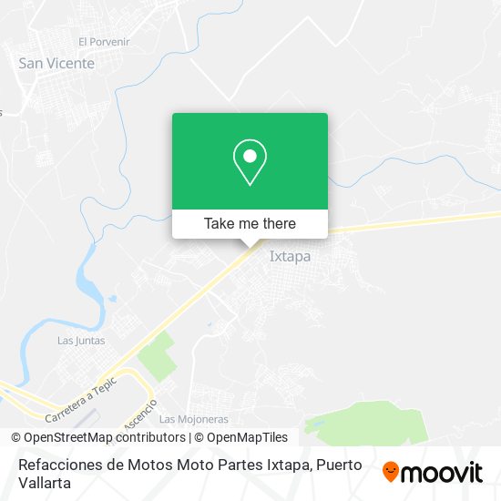 Refacciones de Motos Moto Partes Ixtapa map