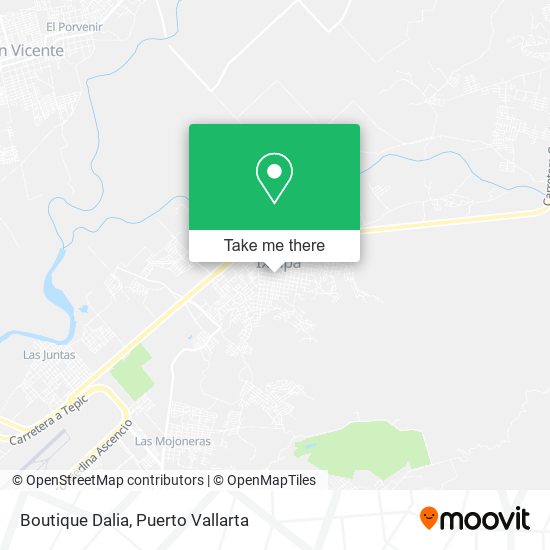 Boutique Dalia map