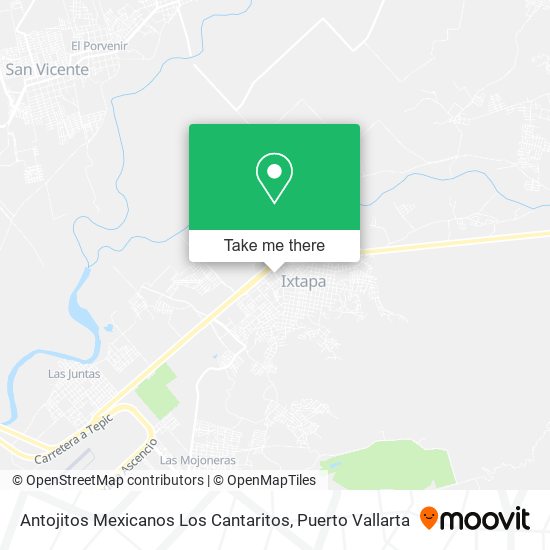 Antojitos Mexicanos Los Cantaritos map