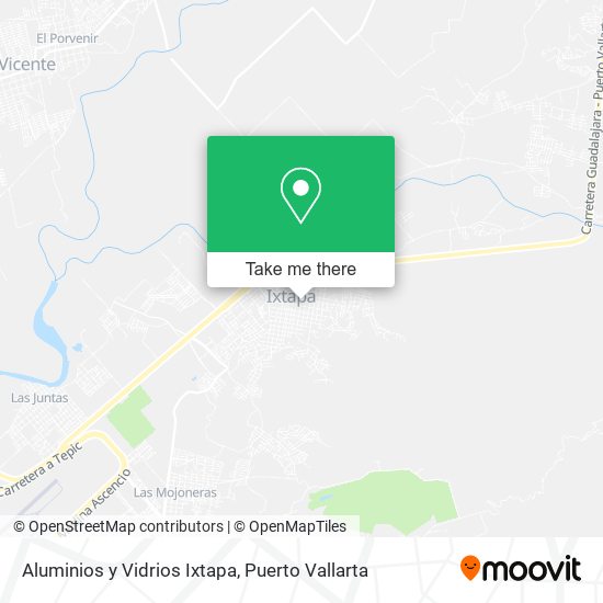 Aluminios y Vidrios Ixtapa map