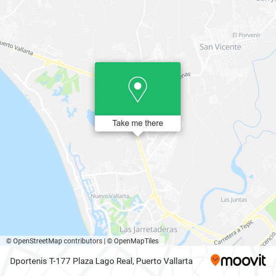 Dportenis T-177 Plaza Lago Real map