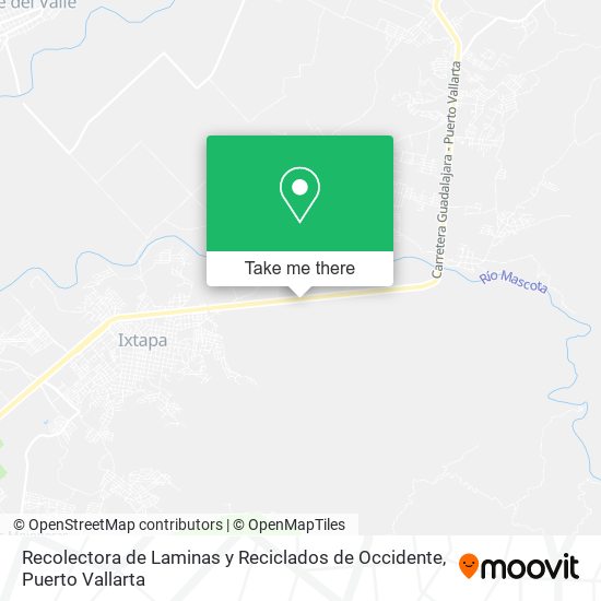 Recolectora de Laminas y Reciclados de Occidente map