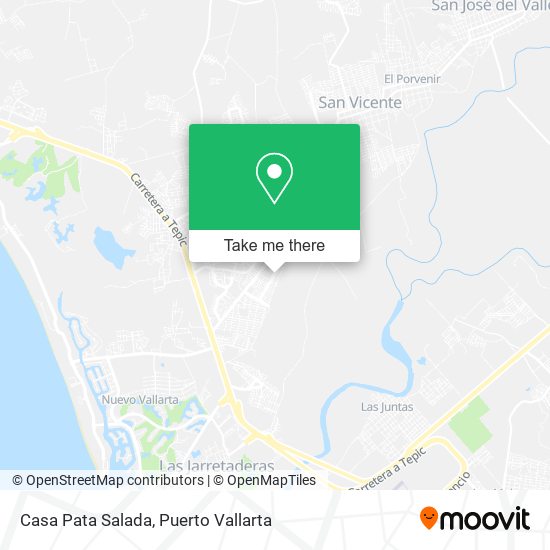 Casa Pata Salada map