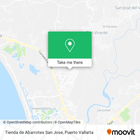 Tienda de Abarrotes San Jose map