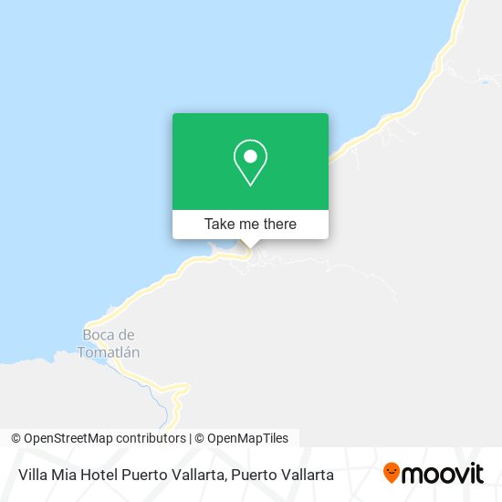 Mapa de Villa Mia Hotel Puerto Vallarta