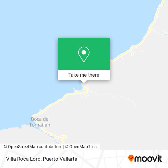 Villa Roca Loro map