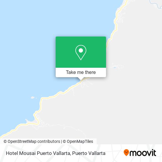 Hotel Mousai Puerto Vallarta map