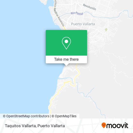 Taquitos Vallarta map
