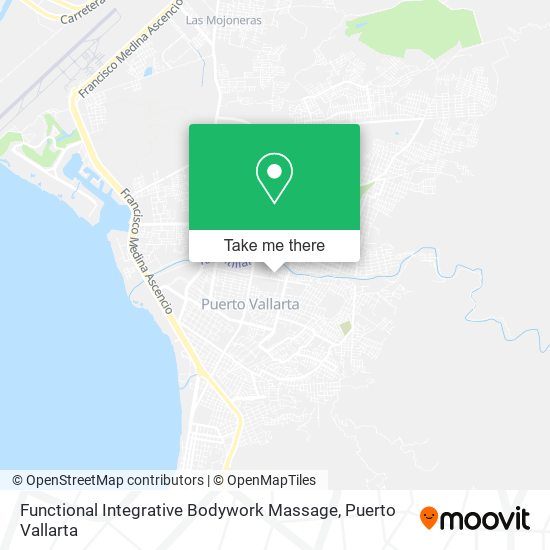 Mapa de Functional Integrative Bodywork Massage