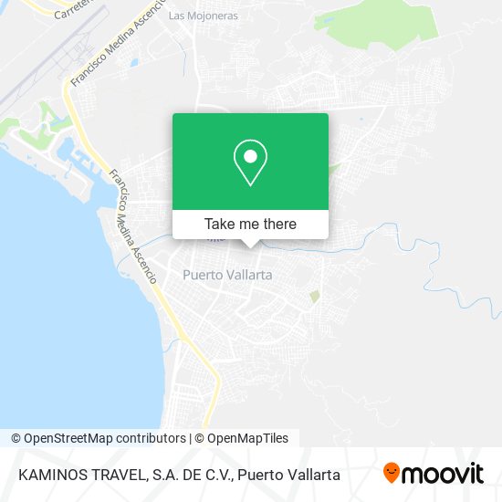 KAMINOS TRAVEL, S.A. DE C.V. map