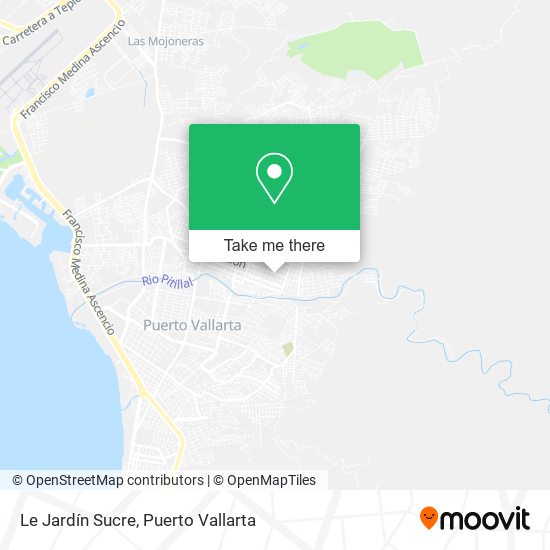 Le Jardín Sucre map