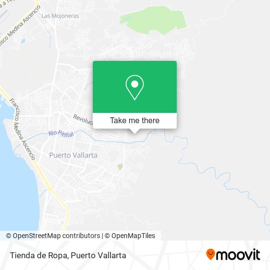Tienda de Ropa map