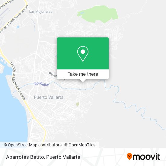 Abarrotes Betito map