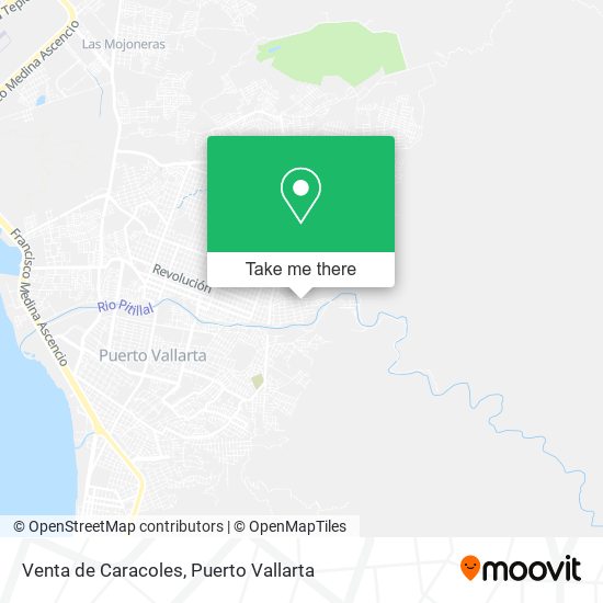Mapa de Venta de Caracoles
