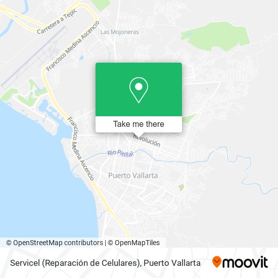 Servicel (Reparación de Celulares) map