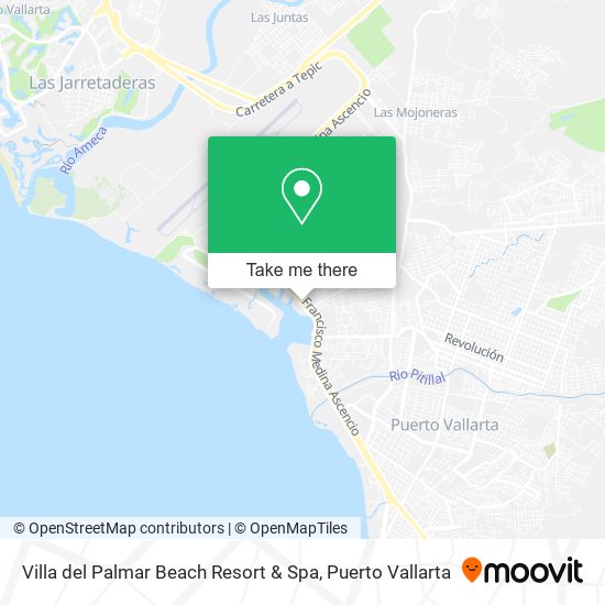 Villa del Palmar Beach Resort & Spa map