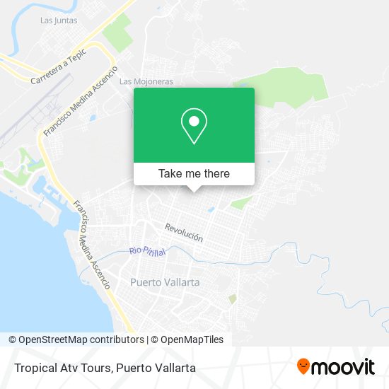 Tropical Atv Tours map