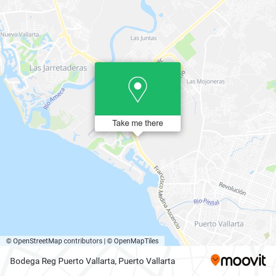 Bodega Reg Puerto Vallarta map