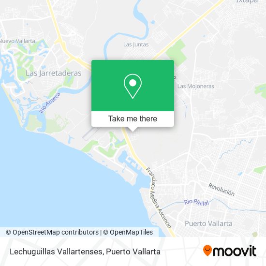 Mapa de Lechuguillas Vallartenses