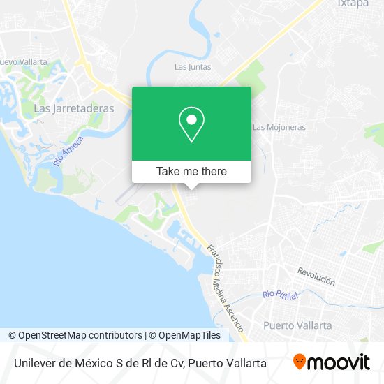 Unilever de México S de Rl de Cv map