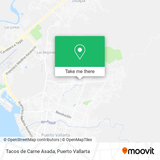 Tacos de Carne Asada map