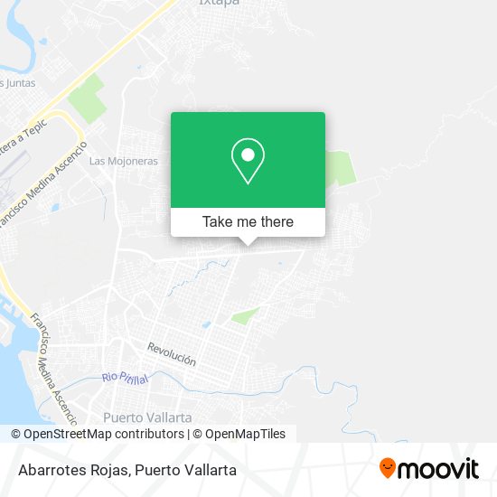 Mapa de Abarrotes Rojas