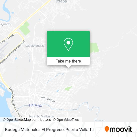 Bodega Materiales El Progreso map