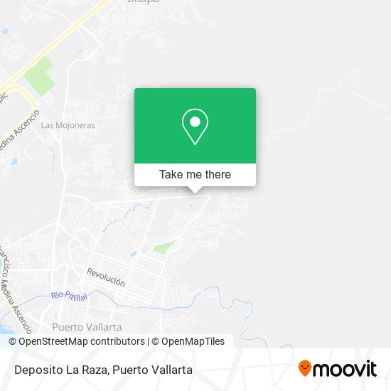 Deposito La Raza map