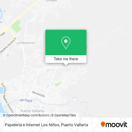 Papeleria e Internet Los Niños map