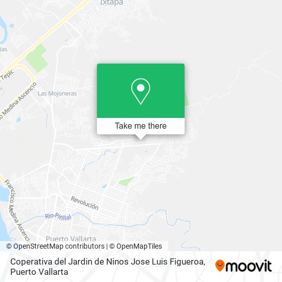 Mapa de Coperativa del Jardin de Ninos Jose Luis Figueroa