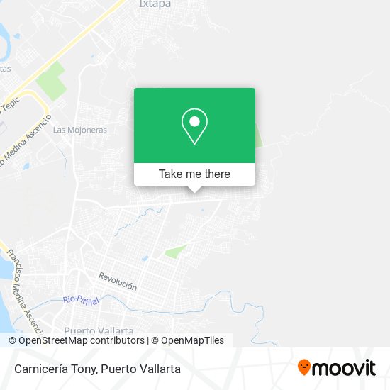 Carnicería Tony map