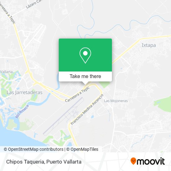 Mapa de Chipos Taqueria