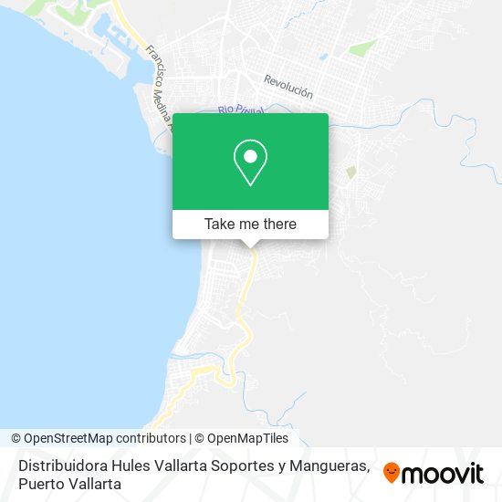 Distribuidora Hules Vallarta Soportes y Mangueras map