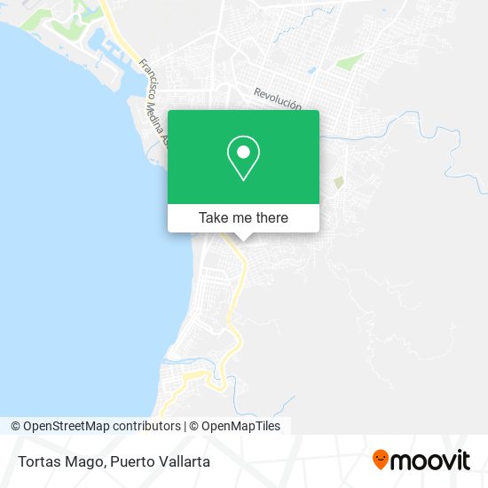 Tortas Mago map