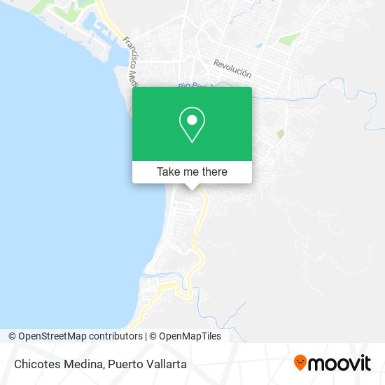 Chicotes Medina map