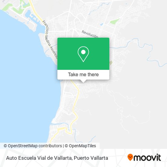 Auto Escuela Vial de Vallarta map