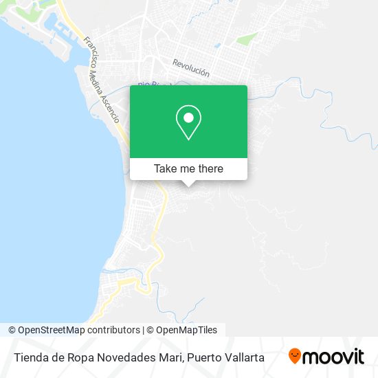 Tienda de Ropa Novedades Mari map