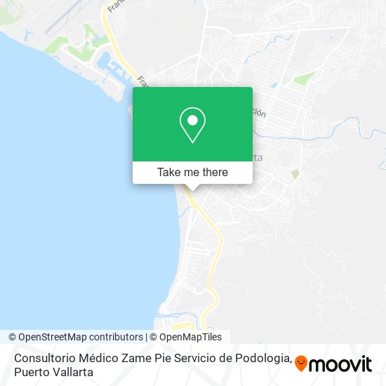 Consultorio Médico Zame Pie Servicio de Podologia map