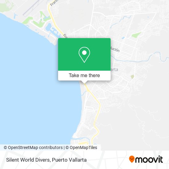 Silent World Divers map