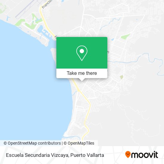 Mapa de Escuela Secundaria Vizcaya